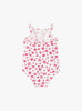 Trotters Swim Swimsuit Little Frill Swimsuit in Red Rose
