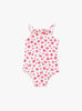 Trotters Swim Swimsuit Little Frill Swimsuit in Red Rose