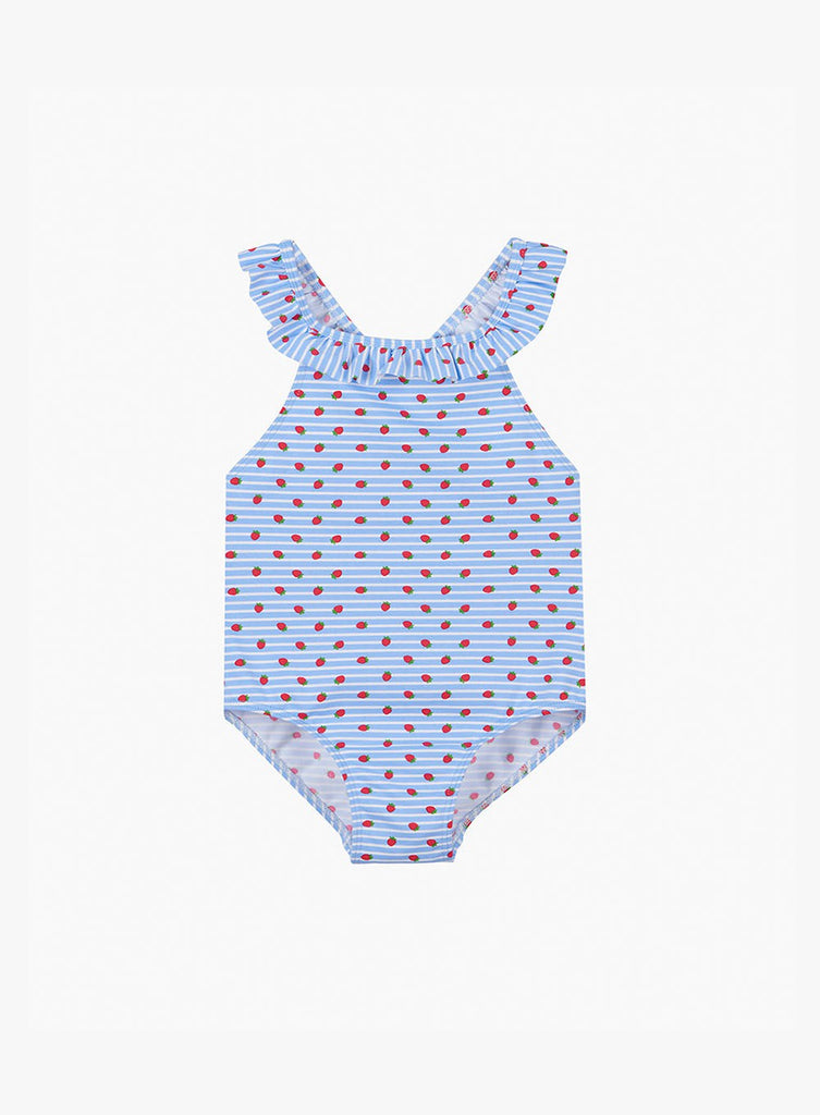 Trotters Swim Swimsuit Little Frill Swimsuit in Strawberry