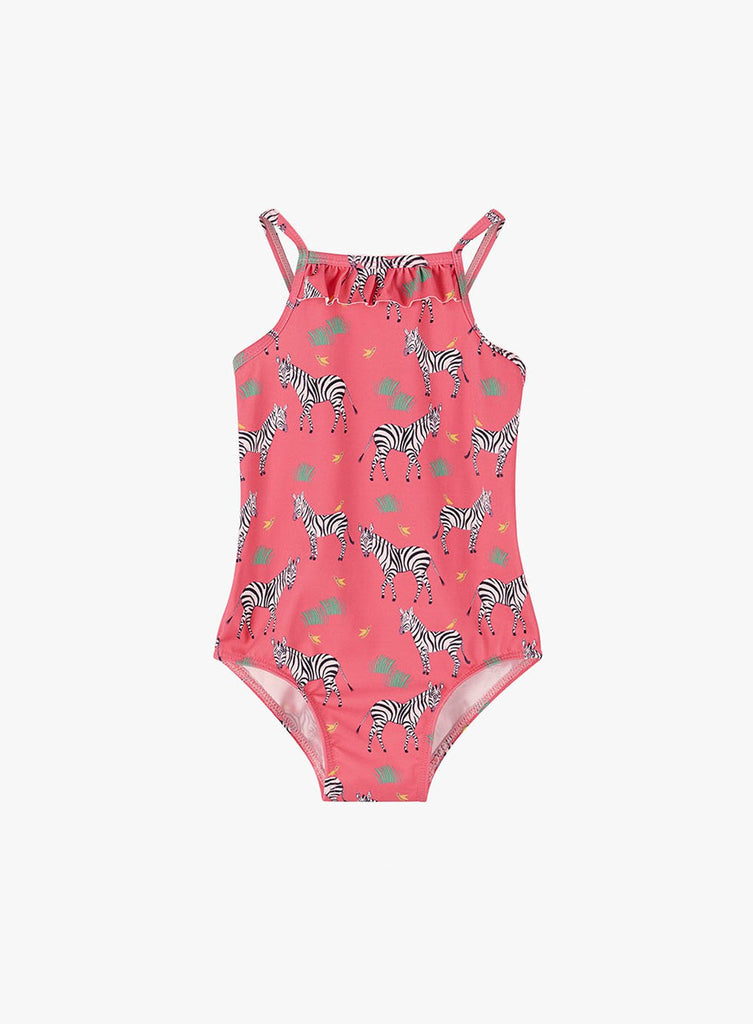Trotters Swim Swimsuit Little Frill Swimsuit in Zebra