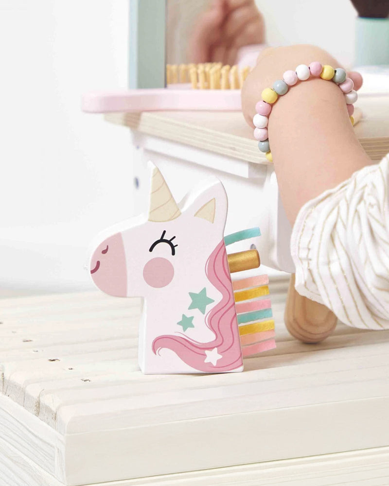 Janod Toy Unicorn Wooden Dressing Table