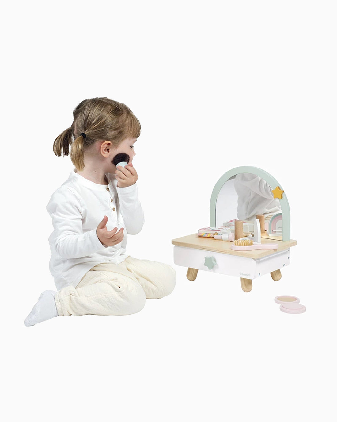 Janod Toy Unicorn Wooden Dressing Table