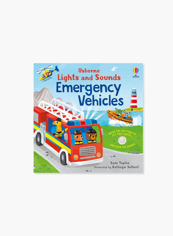 Usborne Book Lights and Sounds Emergency Vehicles