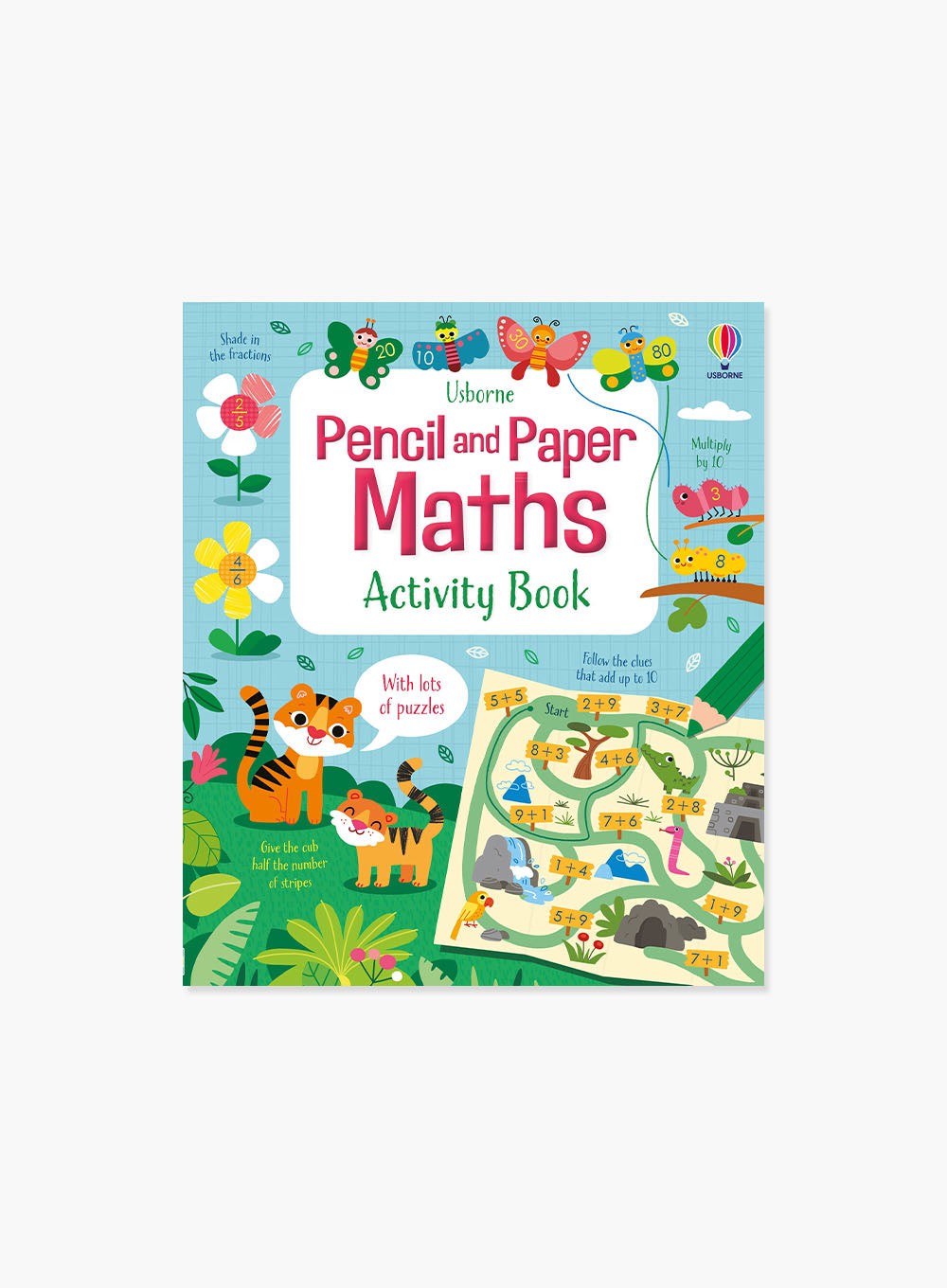 Usborne Book Pencil and Paper Maths Activity Book