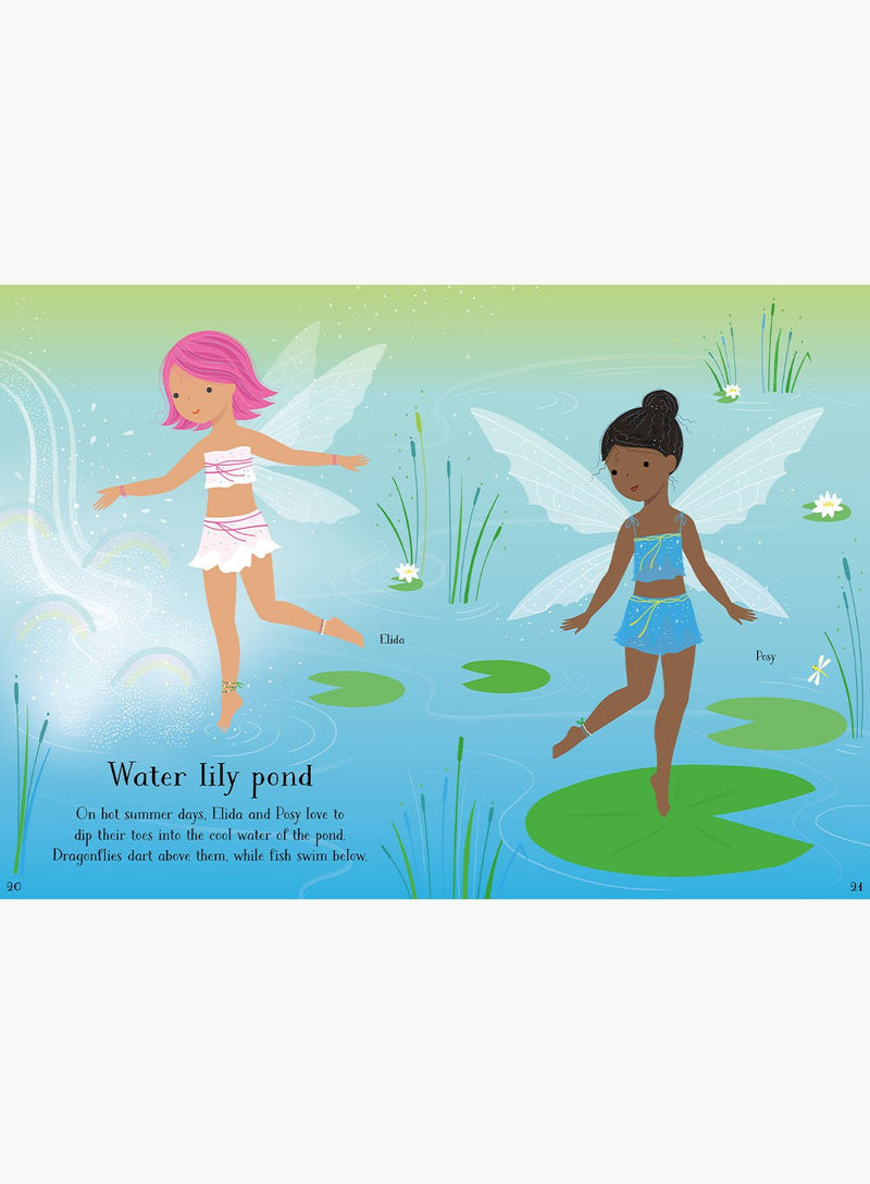Usborne Book Usborne Little Sticker Dolly Dressing Summertime Fairies