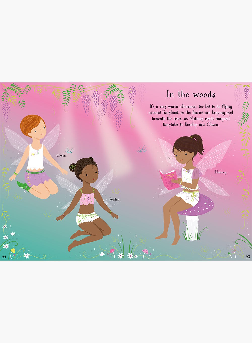 Usborne Book Usborne Little Sticker Dolly Dressing Summertime Fairies
