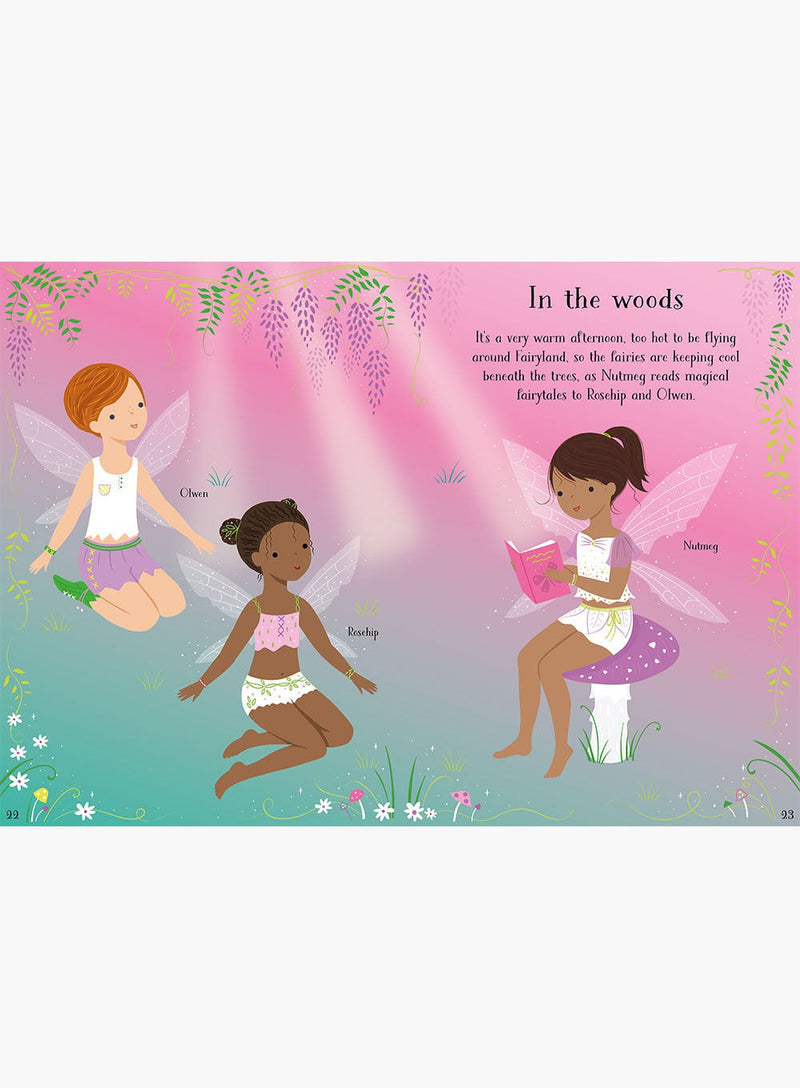 Usborne Book Usborne Little Sticker Dolly Dressing Summertime Fairies