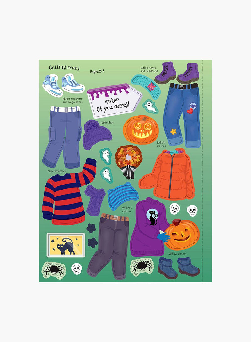 Usborne Book Usborne's Dolly Dressing Halloween Party Sticker Book