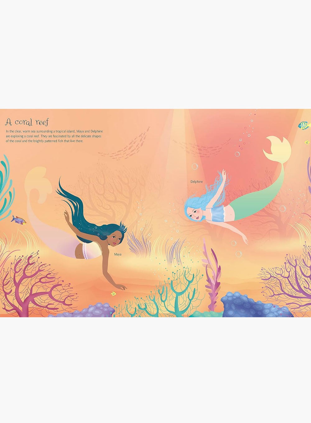 Usborne Book Usborne's Dolly Dressing Mermaids Sticker Book