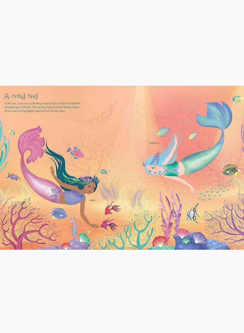 Usborne Book Usborne's Dolly Dressing Mermaids Sticker Book