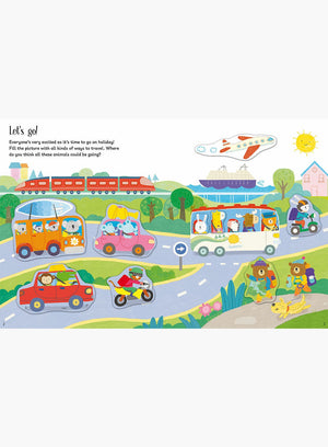 Usborne Book Usborne's First Holiday Sticker Book