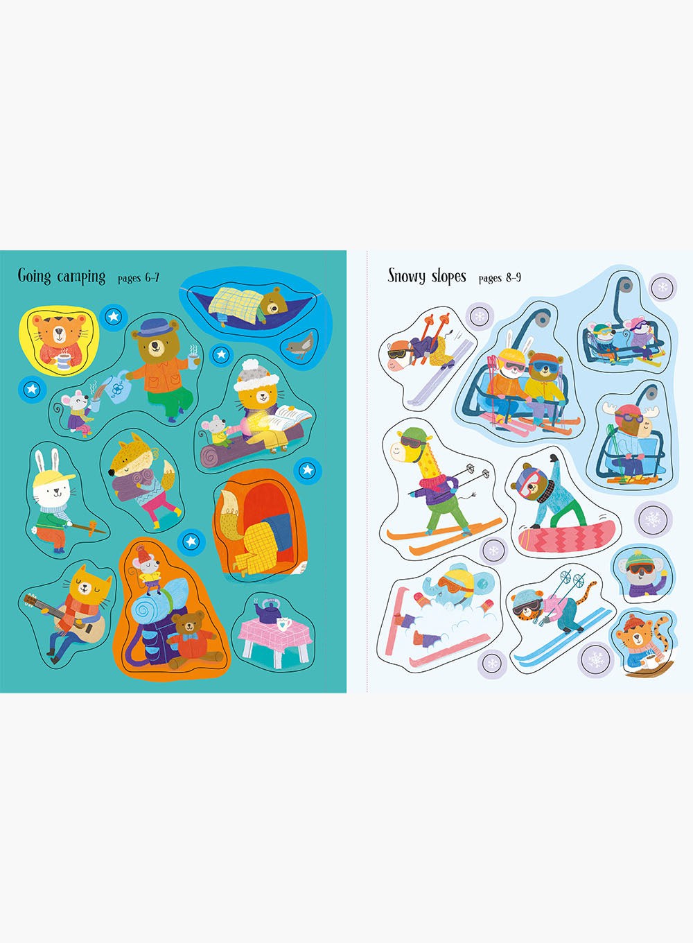 Usborne Book Usborne's First Holiday Sticker Book