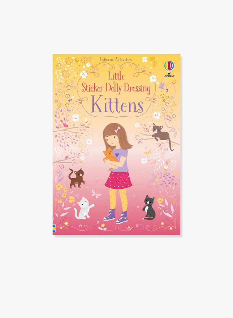 Usborne Book Usborne's Little Dolly Dressing Kittens Sticker Book
