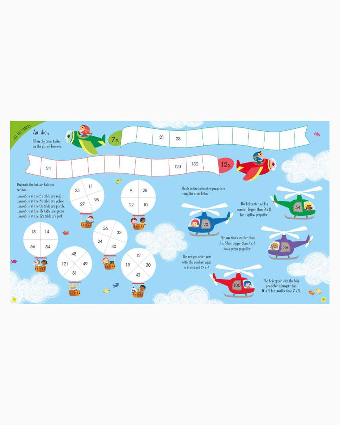 Usborne Book Times Tables Activity Book