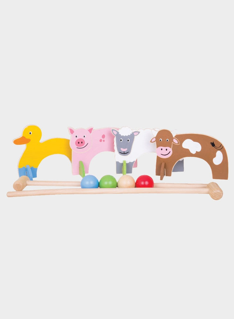 BigJigs Toy Farm Animal Croquet - Trotters Childrenswear