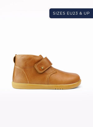 Bobux Boots Bobux Desert Boots in Caramel - Trotters Childrenswear