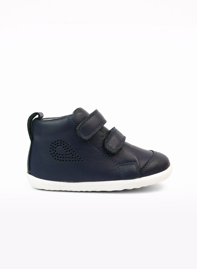 Bobux Boots Bobux Hi Court Boots in Navy - Trotters Childrenswear
