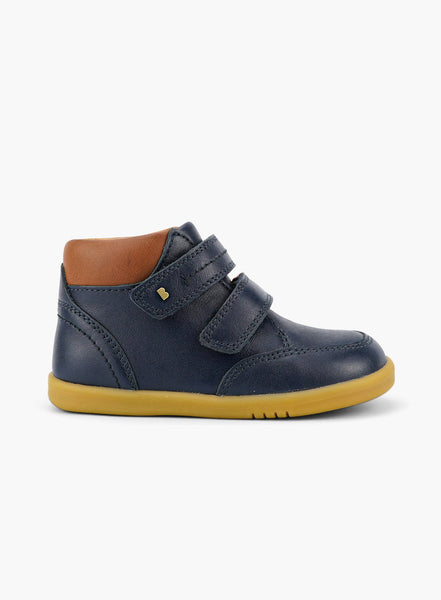 Bobux Timber T Boots in Navy Trotters Childrenswear