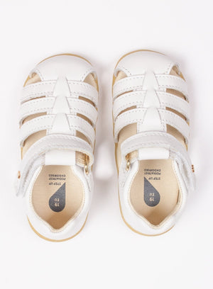 Bobux Sandals Bobux Jump Sandals in White