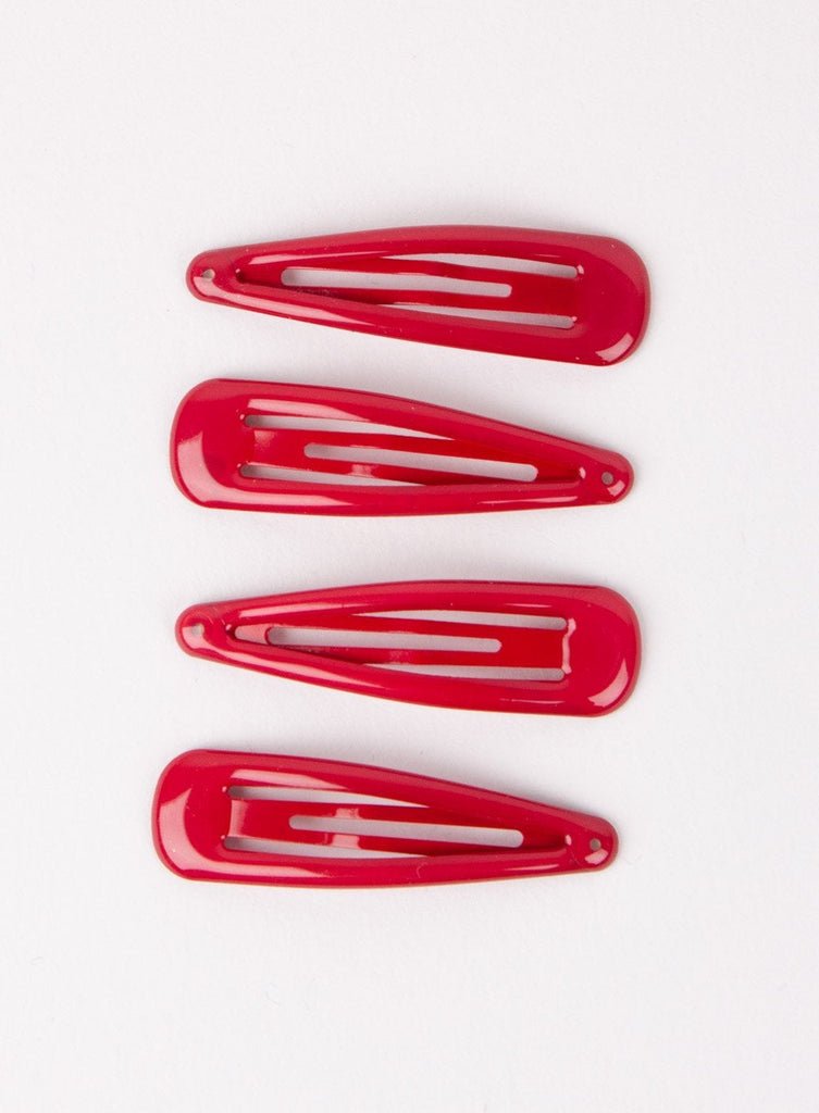 Chelsea Clothing Company Hair Clips Hair Clips in Red - Trotters Childrenswear