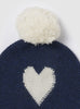 Chelsea Clothing Company Hat Heart Bobble Hat