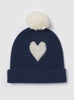 Chelsea Clothing Company Hat Heart Bobble Hat