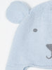 Chelsea Clothing Company Hat Little Teddy Face Hat in Pale Blue - Trotters Childrenswear