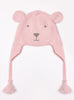 Chelsea Clothing Company Hat Little Teddy Face Hat in Pink - Trotters Childrenswear