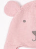 Chelsea Clothing Company Hat Little Teddy Face Hat in Pink - Trotters Childrenswear