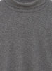 Chelsea Clothing Company Roll Neck Alex Rollneck in Grey Marl