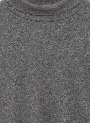 Chelsea Clothing Company Roll Neck Alex Rollneck in Grey Marl