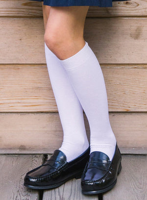 Chelsea Clothing Company Socks Knee High Socks in White - Trotters Childrenswear