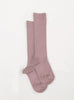 Chelsea Clothing Company Socks Little Ribbed Knee High Socks in Rose - Trotters Childrenswear