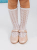 Chelsea Clothing Company Socks Openwork Knee High Socks