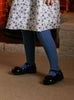 Chelsea Clothing Company Tights Ribbed Tights in French Blue