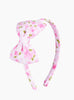 Confiture Alice Bands Rosie Big Bow Headband in Pale Pink Rose