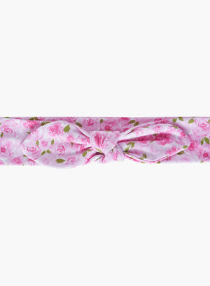 Confiture Alice Bands Rosie Jersey Headband in Pale Pink Rose