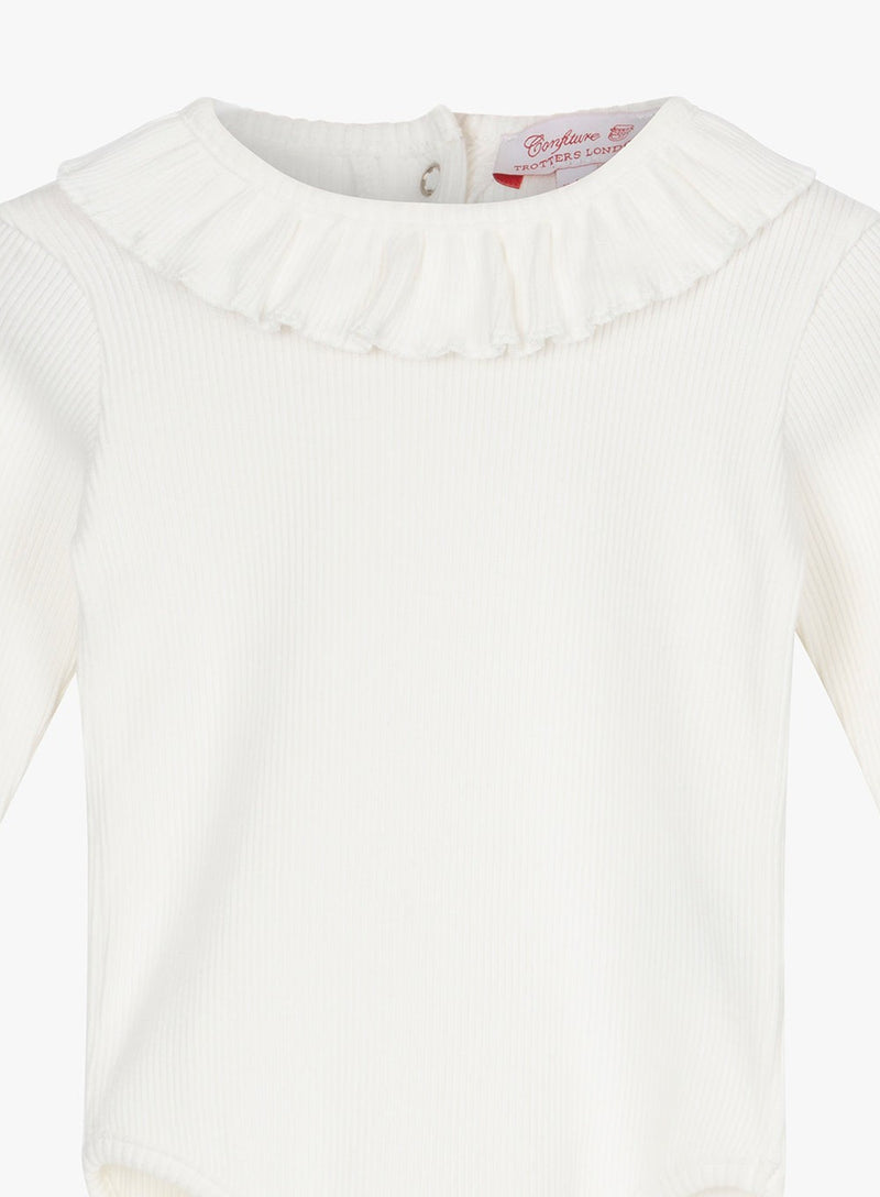 Confiture Body Little Long Sleeved Grace Willow Body in Winter White