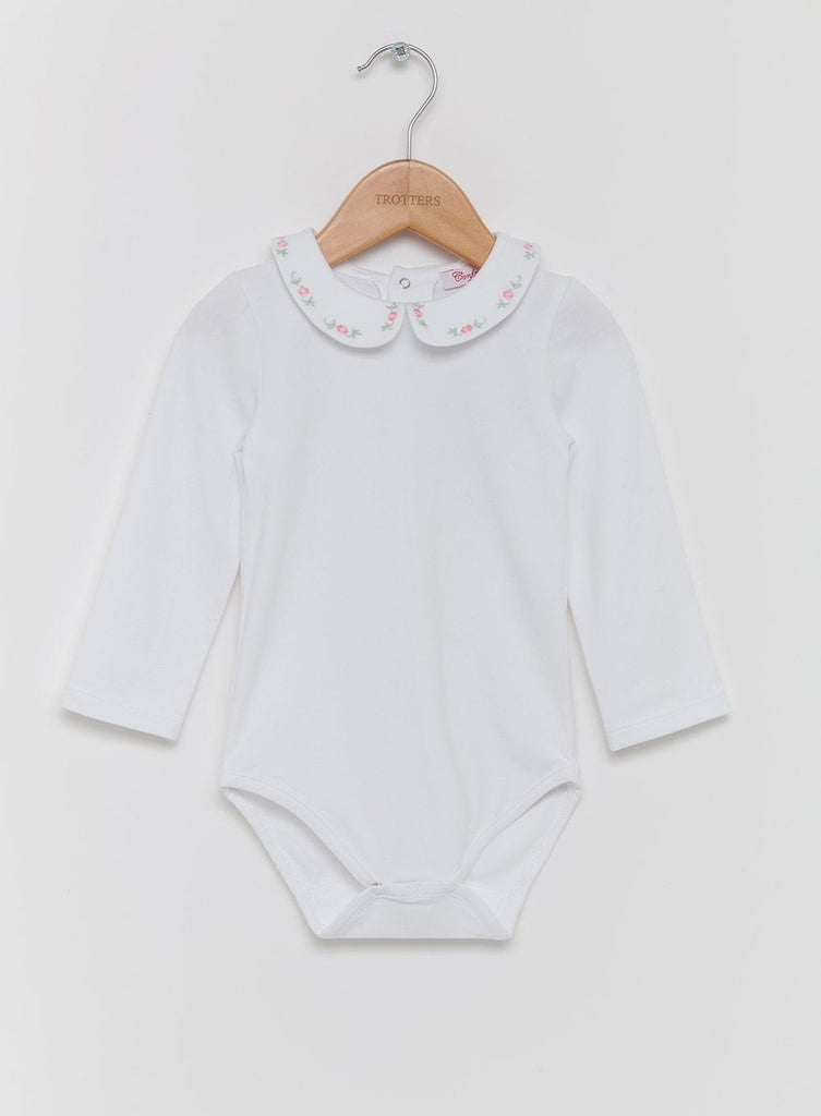 Confiture Body Little Long-Sleeved Rose Embroidered Body