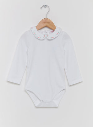 Confiture Body Little Long-Sleeved Rose Embroidered Body