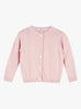 Confiture Cardigan Little Pretty Scalloped Edge Cardigan in Pale Pink