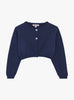 Confiture Cardigan Little Sophie Cropped Cardigan in French Navy