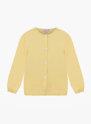 Confiture Cardigan Pretty Button Cardigan in Yellow