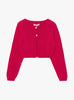 Confiture Cardigan Sophie Cropped Cardigan in Red