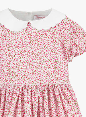 Confiture Dress Cherry Petal Collar Dress