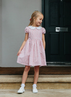 Confiture Dress Cherry Petal Collar Dress