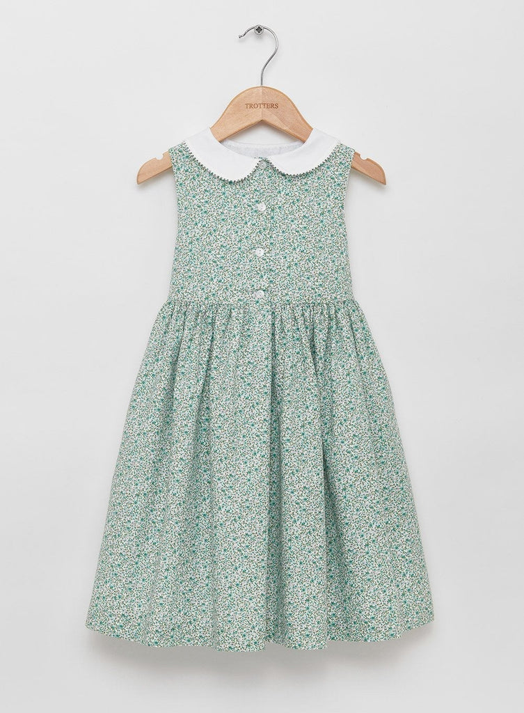 Confiture Dress Clara Button Dress in Green Floral