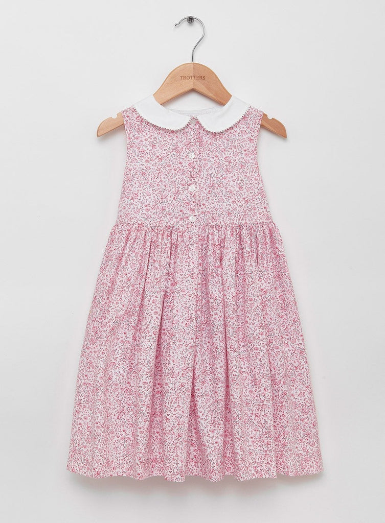 Confiture Dress Clara Button Dress in Pink Ditsy