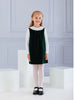Confiture Dress Emerald Velvet Pinafore
