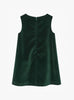 Confiture Dress Emerald Velvet Pinafore